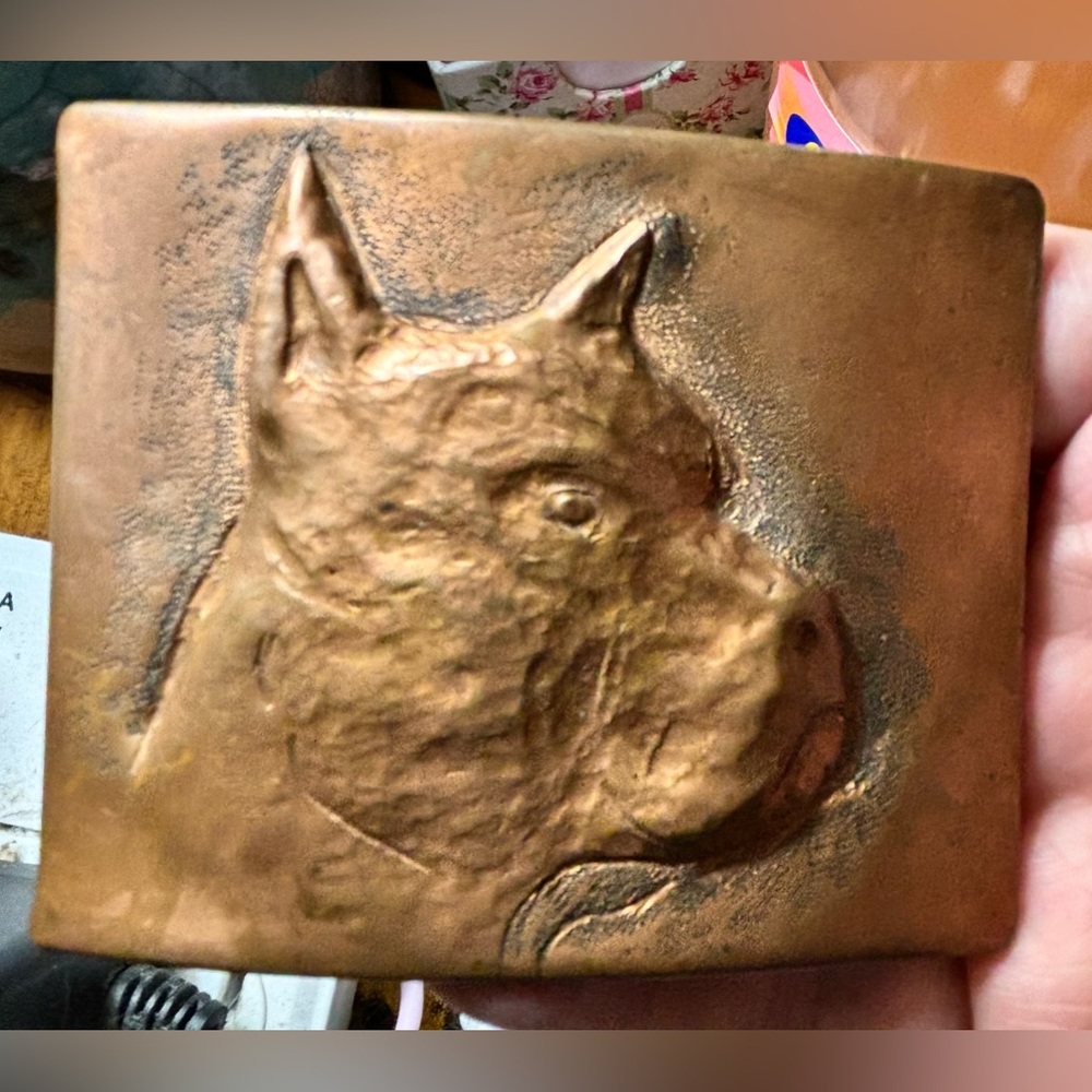 Boxer 100% Copper Handmade Belt Badge